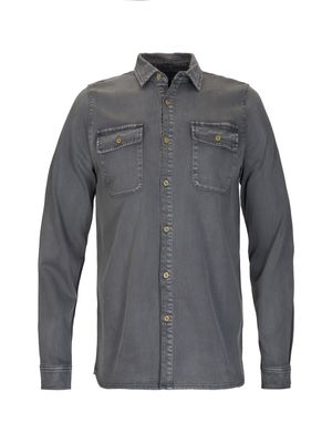 Camisa M/L Denim Fibras Naturales para Hombre