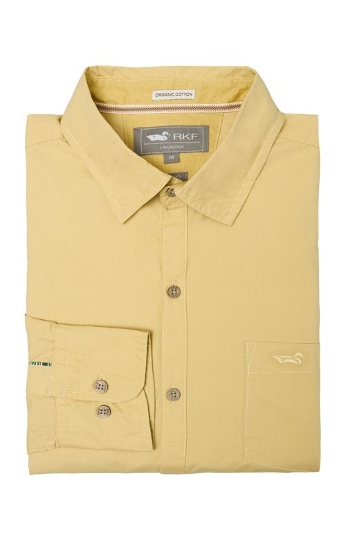 Camisa M/L Galiton Algodón Orgánico para Hombre