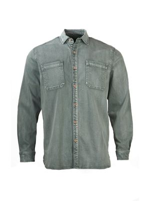 Camisa M/L Denim Algodón Orgánico Hombre