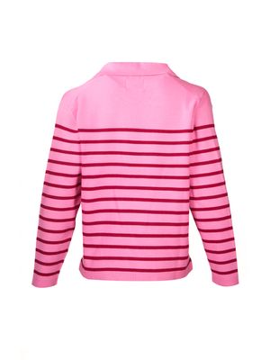 Sweater Rosa Fibras Recicladas Mujer