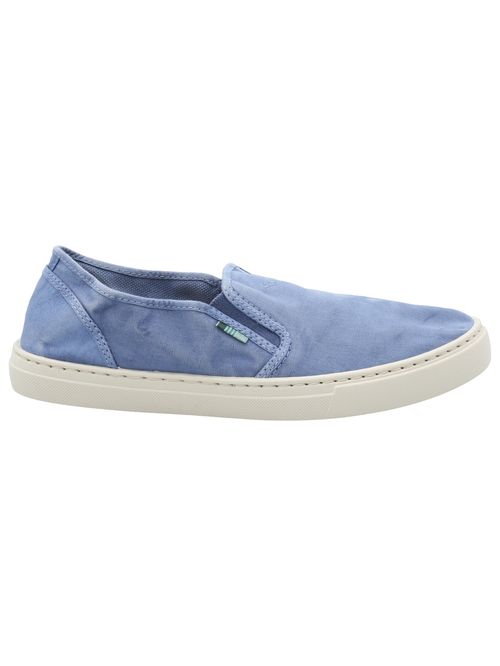 Zapatilla Algodón Orgánico Hombre Kea Celeste Rockford