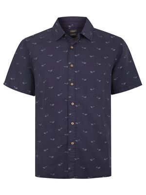 Camisa Tencel Hombre Tencelprin Azul