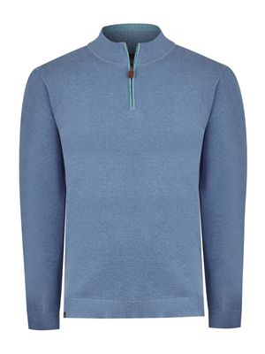 Saco Algodón organico Hombre Bilbao Celeste