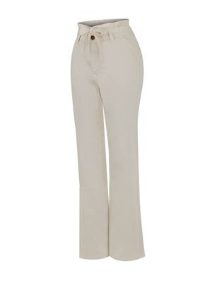 Jeans Algodón organico Mujer Oreon Crudo