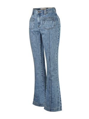Jeans Algodón organico Mujer Thau Light Denim