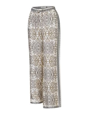 Pantalon Algodón organico Mujer Paloma Olive