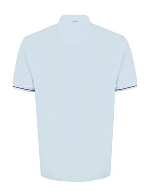 Polo Algodón pima Hombre Mitchell Celeste