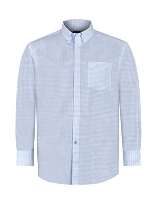 Camisa Algodón organico Hombre Wf Pb Square Sea