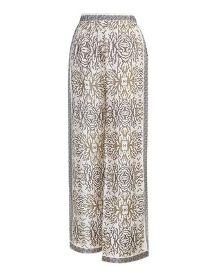 Pantalon Algodón organico Mujer Paloma Olive