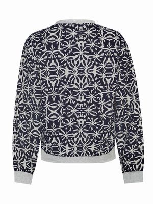 Saco Algodón organico Mujer North Azul