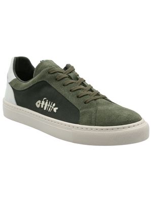 Zapatilla Cuero Hombre Tifon Verde Rockford